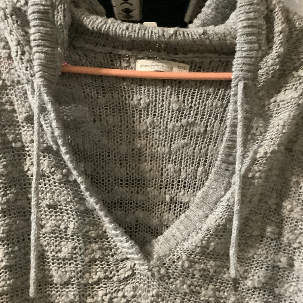 Abercrombie & Fitch Light Gray‎ Cowl Neck Sweater, hoodie
